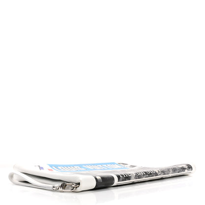 Louis Vuitton Calfskin Newspaper Print Pouch 4 of 15