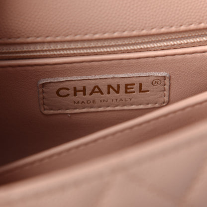 Chanel Caviar Quilted Mini Coco Handle Flap Light Pink 6 of 11