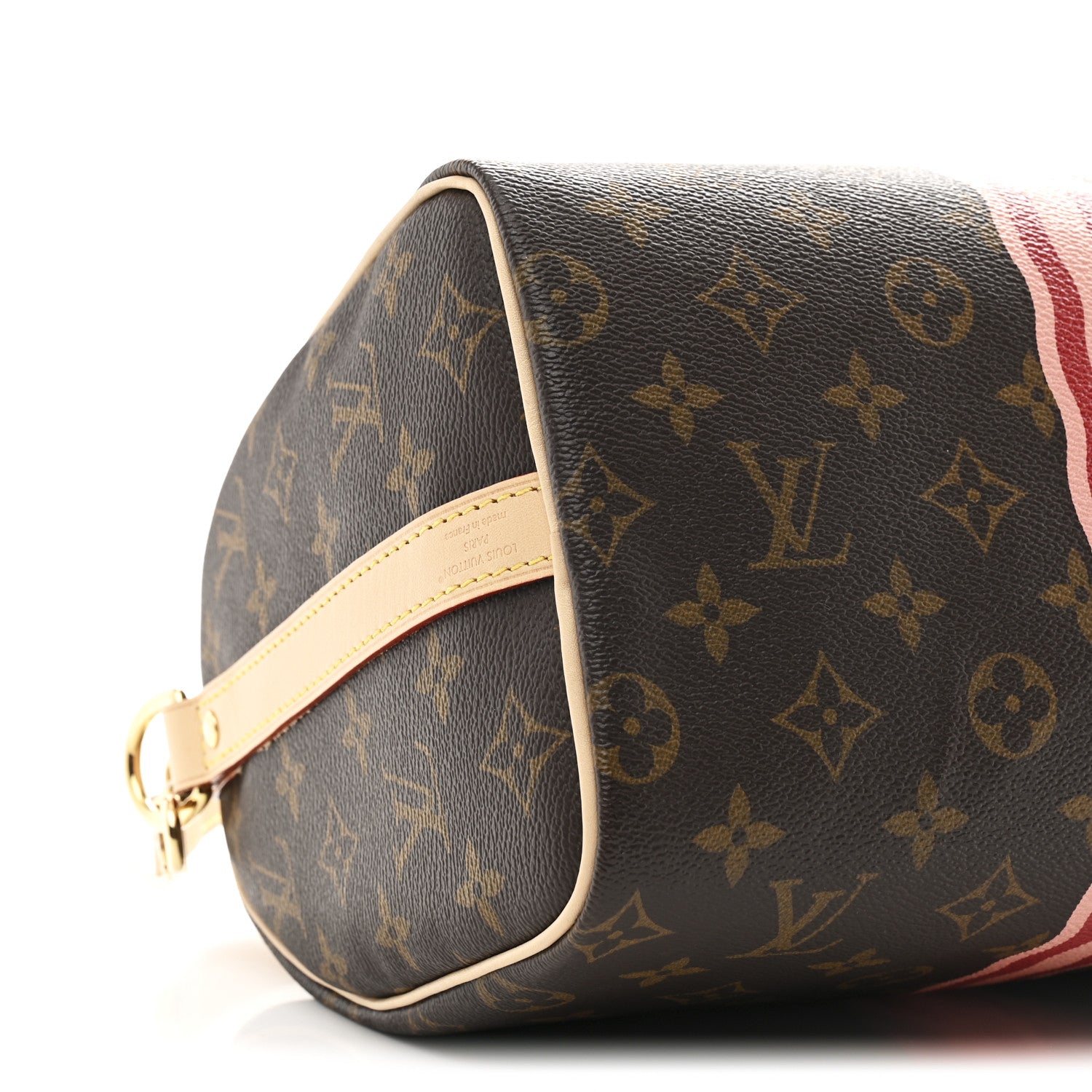 Louis Vuitton Mon Monogram Speedy Bandouliere 25 Light Pink Sari Red 8 of 9
