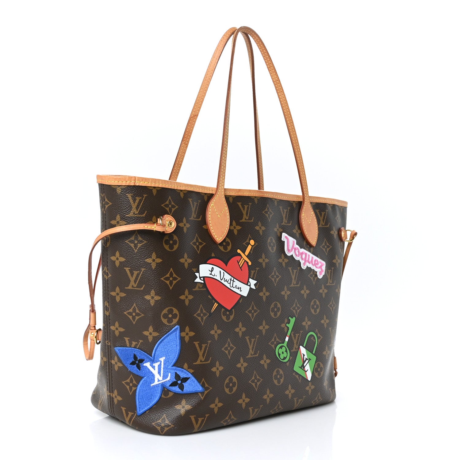 Louis Vuitton Monogram Travel Stickers Neverfull MM 3 of 9