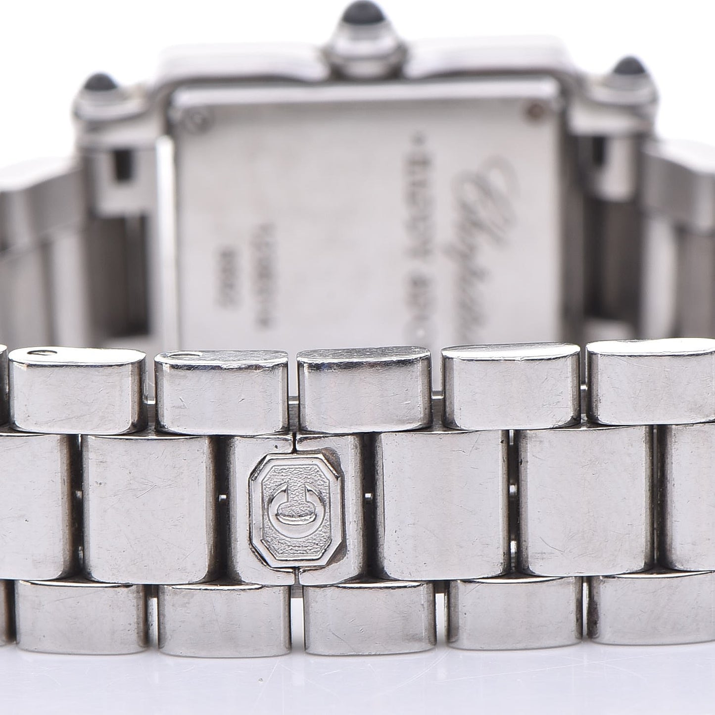 Stainless Steel 5 Floating Diamond 23mm 5 Happy Sport Quartz Watch White 27/8893-23