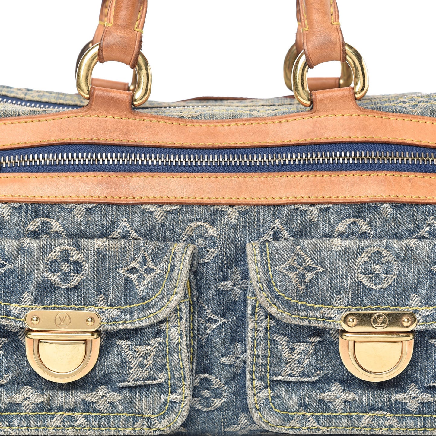 Monogram Denim Neo Speedy Blue