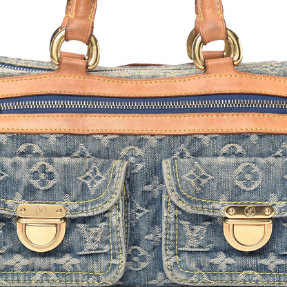 Louis Vuitton Monogram Denim Neo Speedy Blue 10 of 10