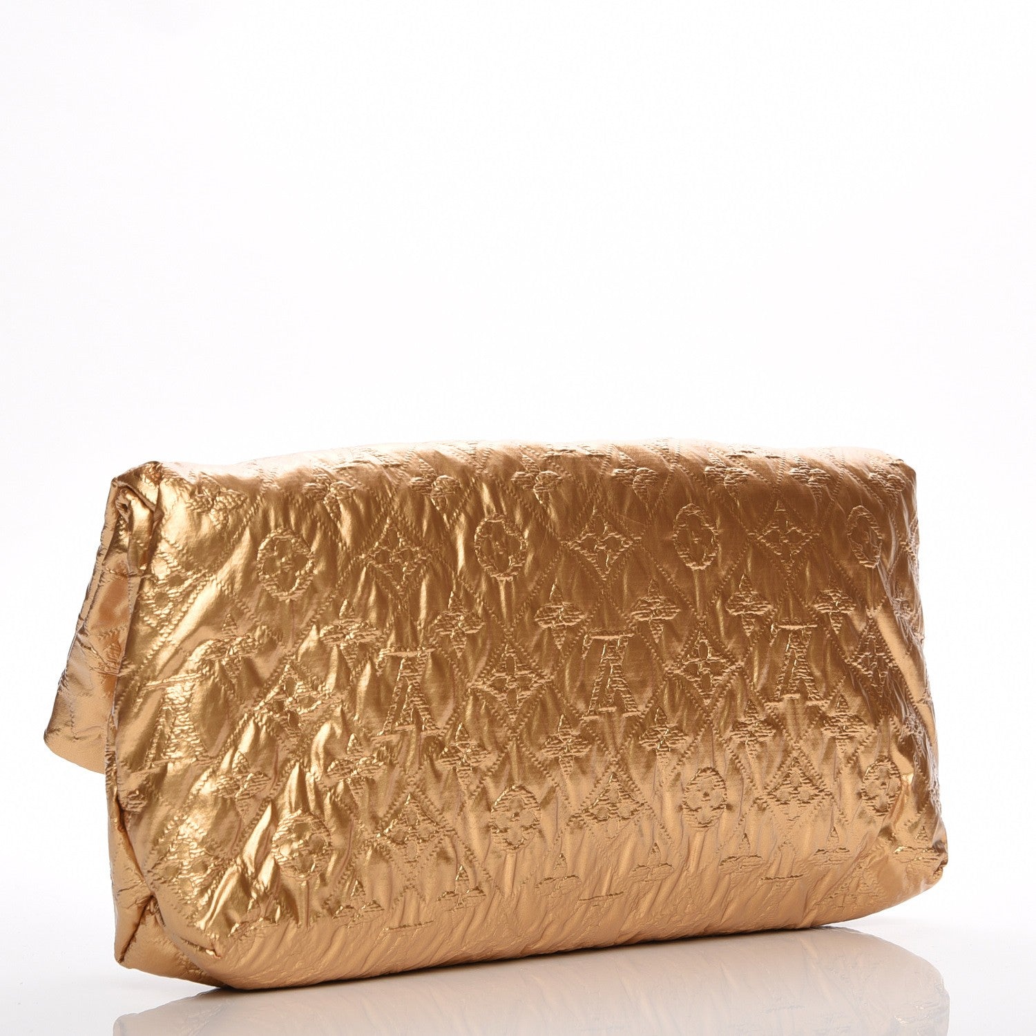 Louis Vuitton Jacquard Quilted Monogram Altair Clutch Gold 3 of 7
