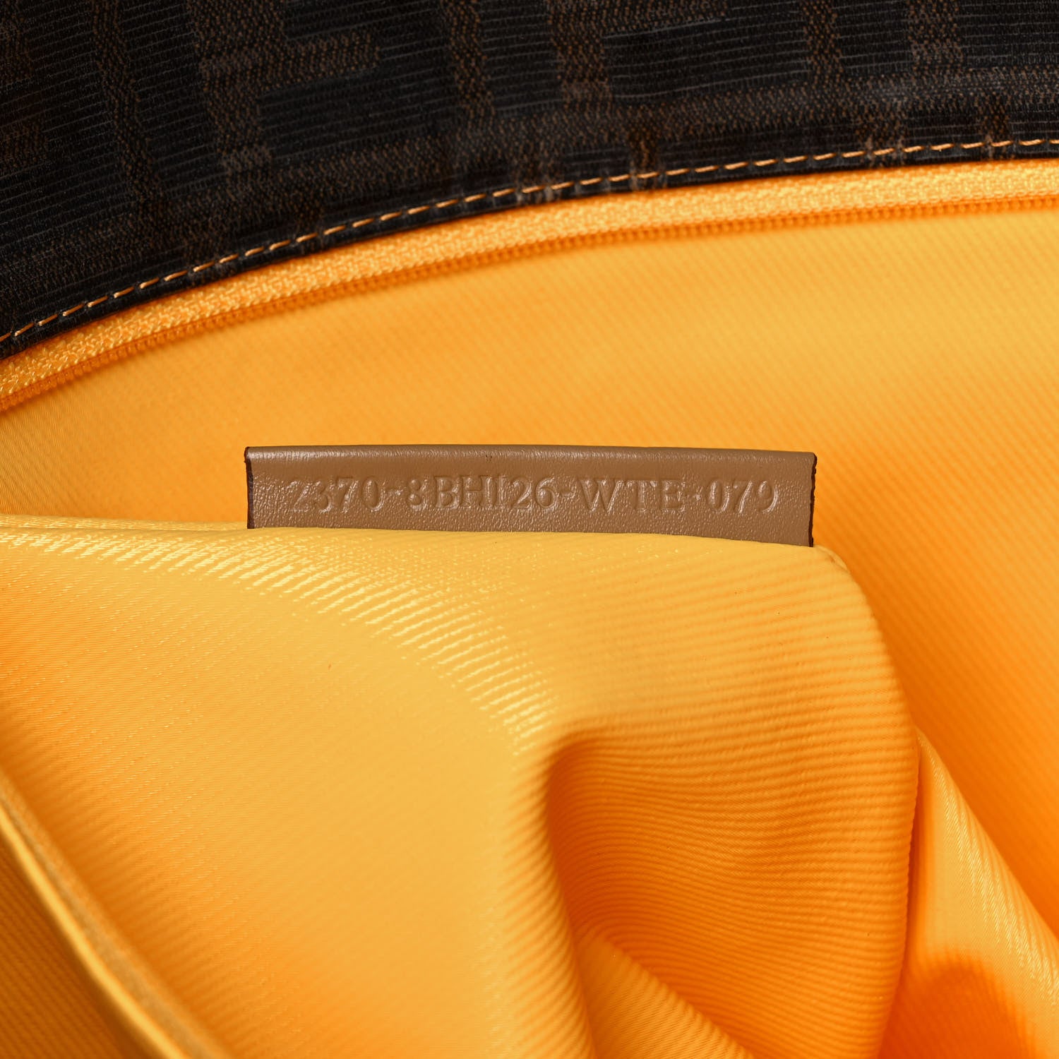 Fendi Zucca Spalmati Matrioska Roll Tote Tobacco Black 8 of 20
