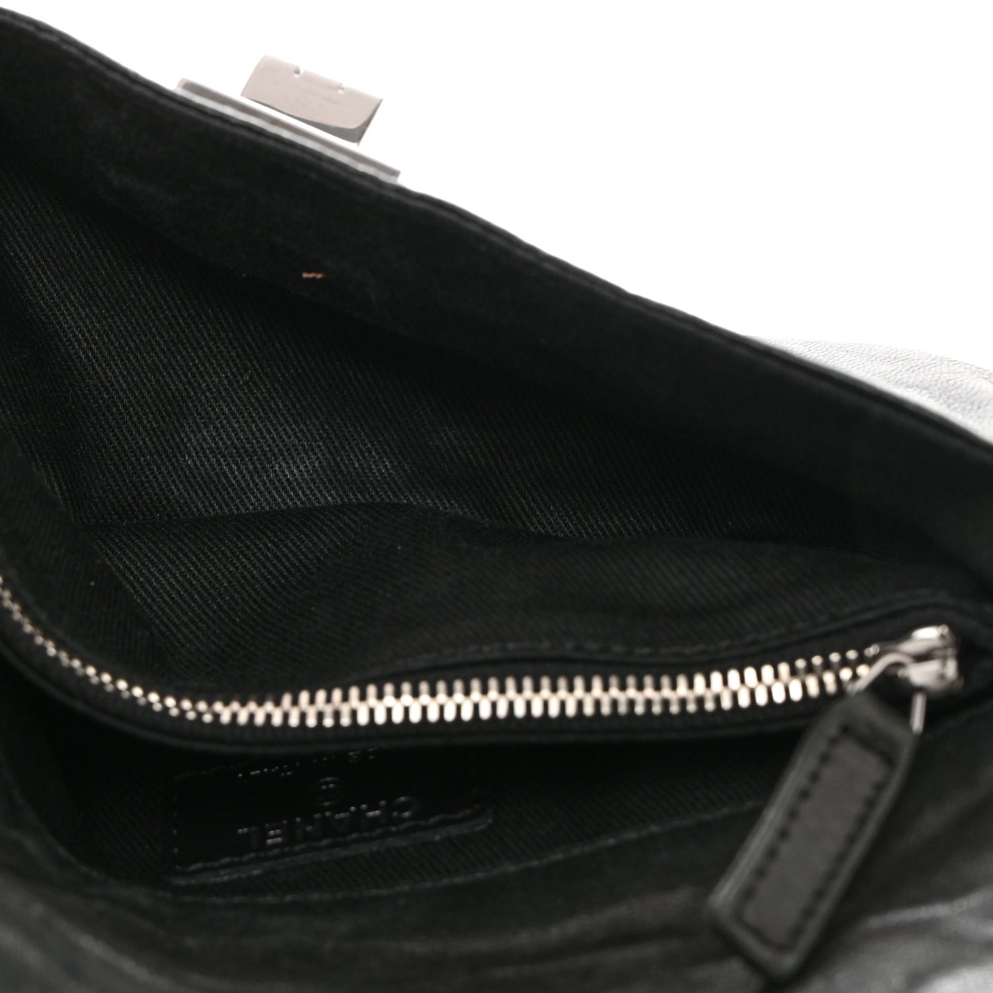 Lambskin Quilted 2.55 Reissue Pouch Black