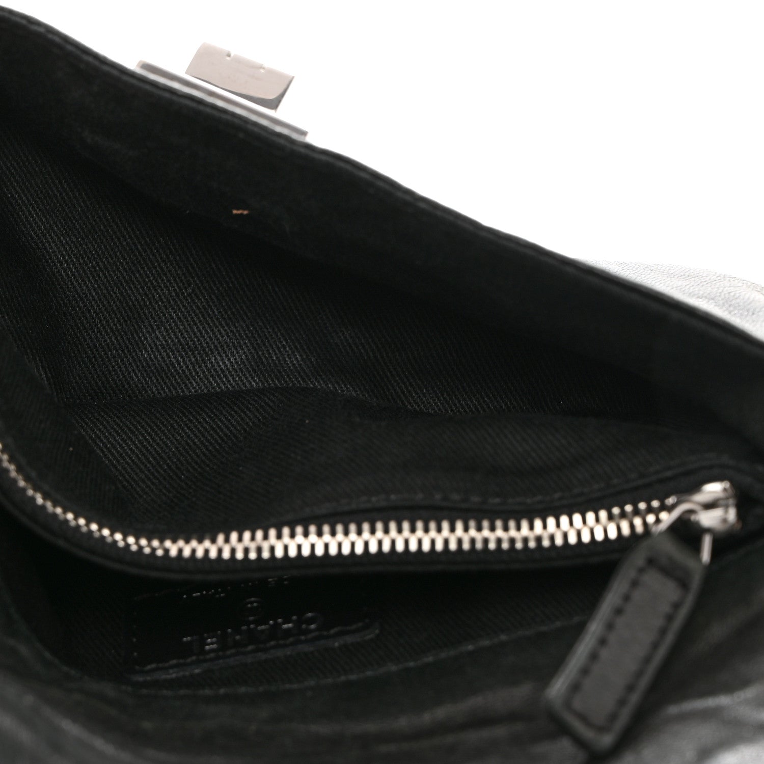 Chanel Lambskin Quilted 2.55 Reissue Pouch Black 5 of 12