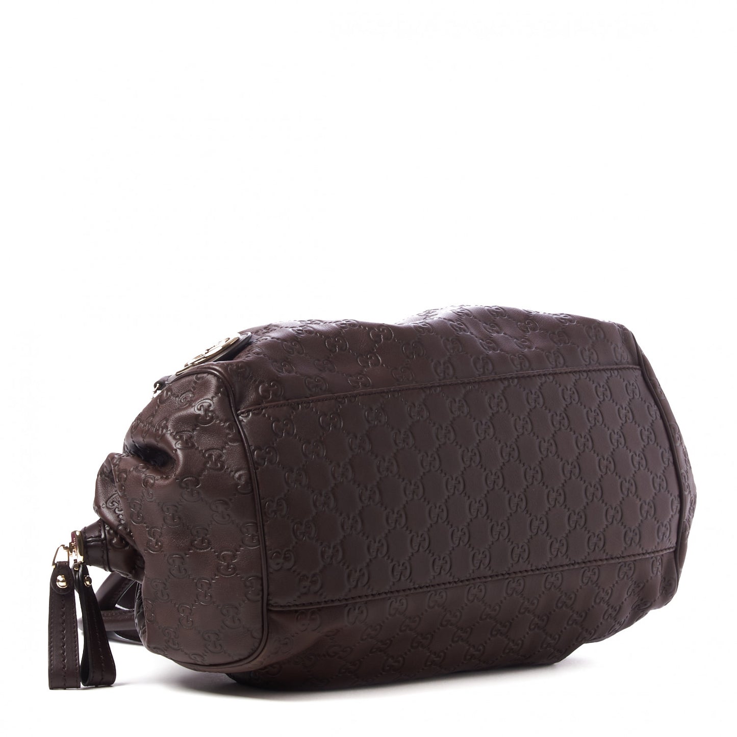 Guccissima Medium Sukey Boston Chocolate