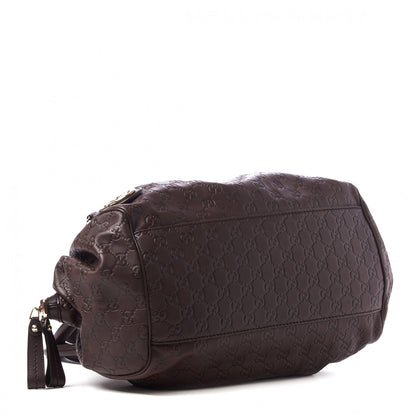 Gucci Guccissima Medium Sukey Boston Chocolate 3 of 8