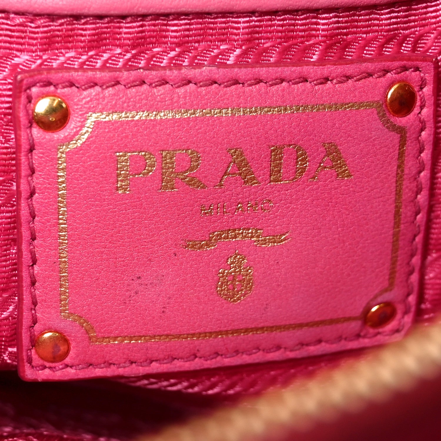 Prada Tessuto Nylon Gaufre Small Tote Petalo 11 of 17