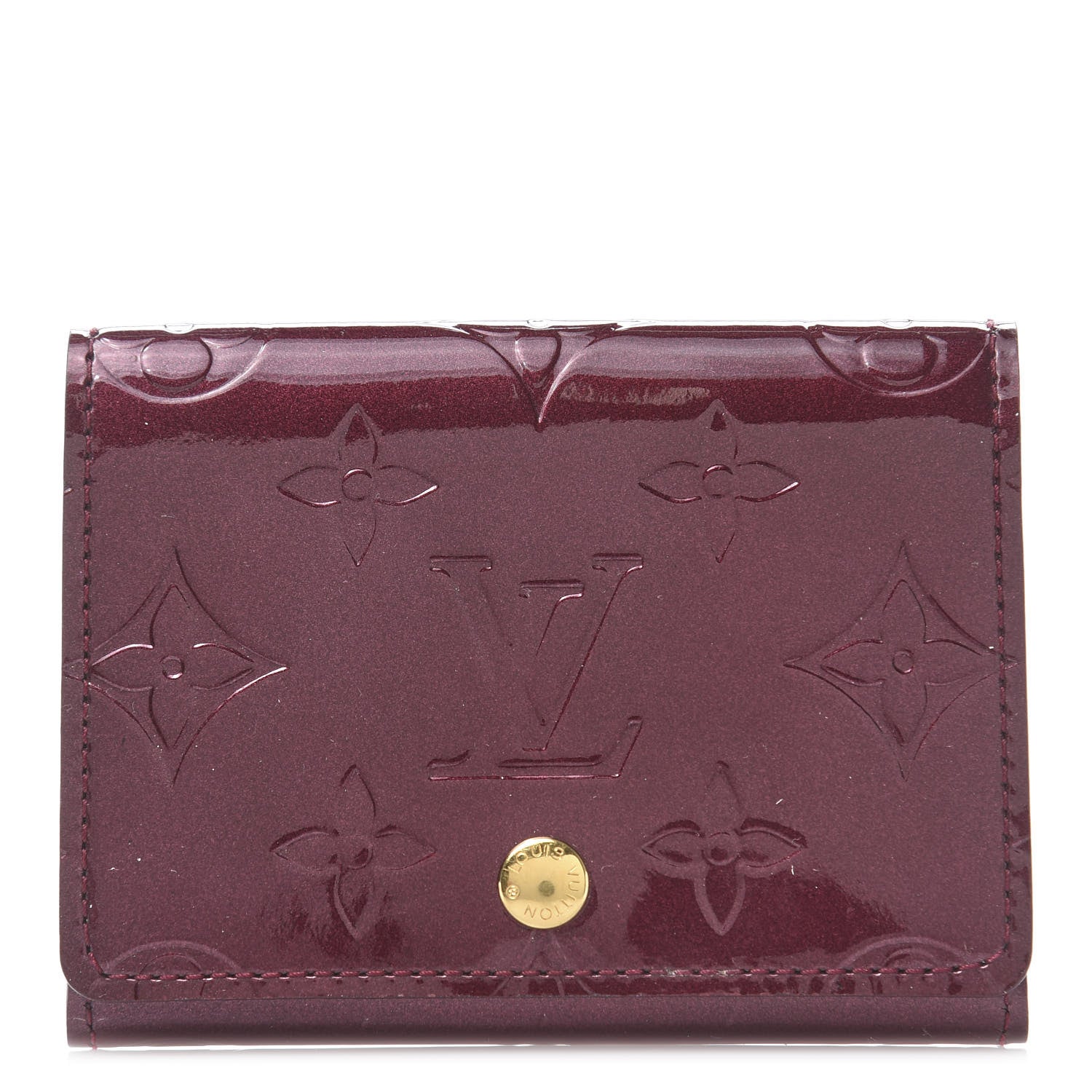 Louis Vuitton Vernis Business Card Holder Rouge Fauviste 1 of 7