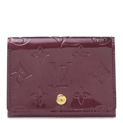Louis Vuitton Vernis Business Card Holder Rouge Fauviste 1 of 7