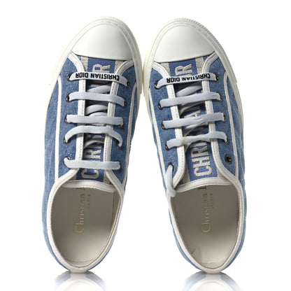 Christian Dior Denim Cannage Walk'N'Dior Low Top Sneakers 36 Dynamic Blue 2 of 9