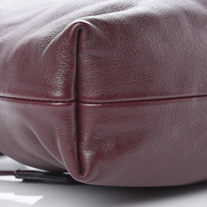 Burberry Calfskin House Check Little Crush Deep Claret 9 of 11