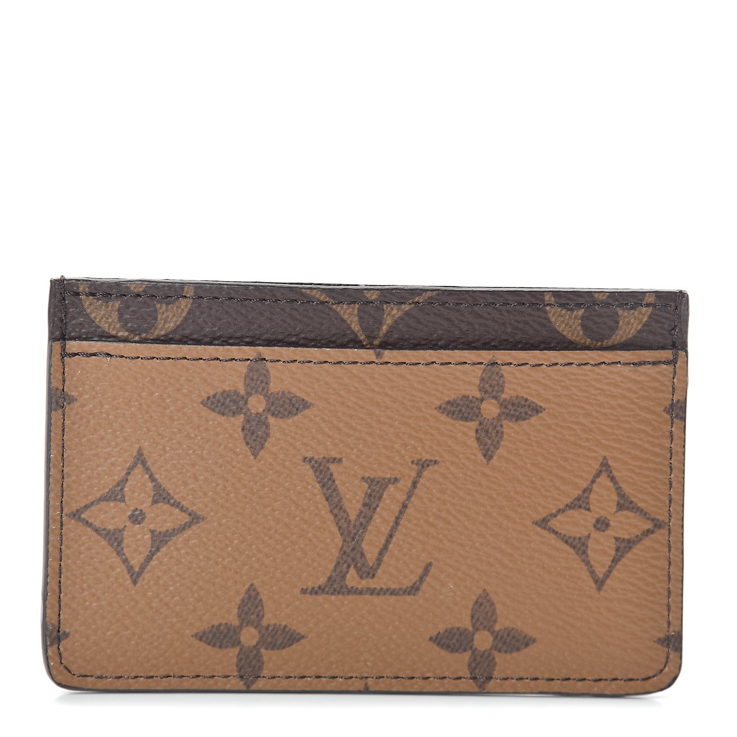 Reverse Monogram Card Holder