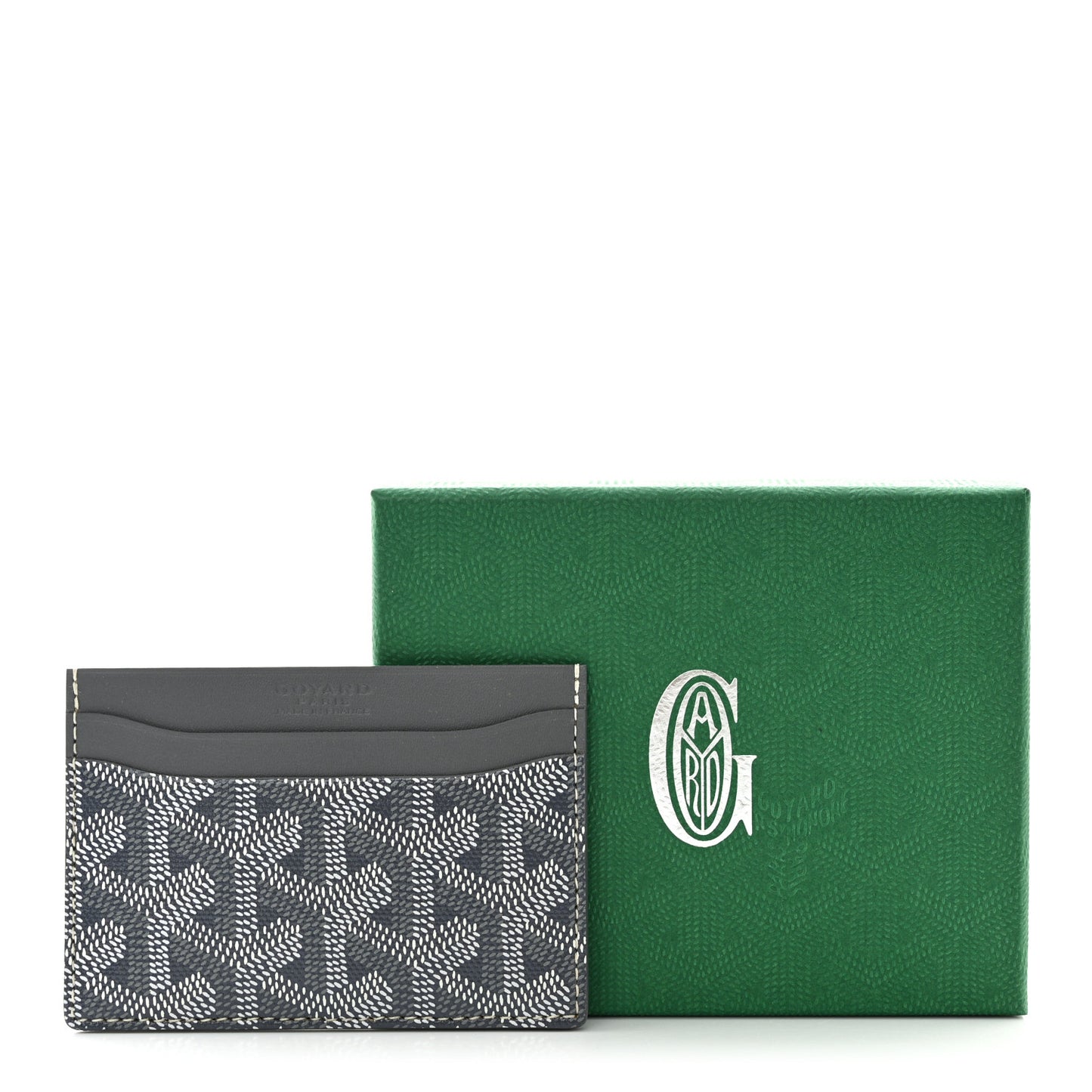 Goyardine Saint Sulpice Card Holder Grey