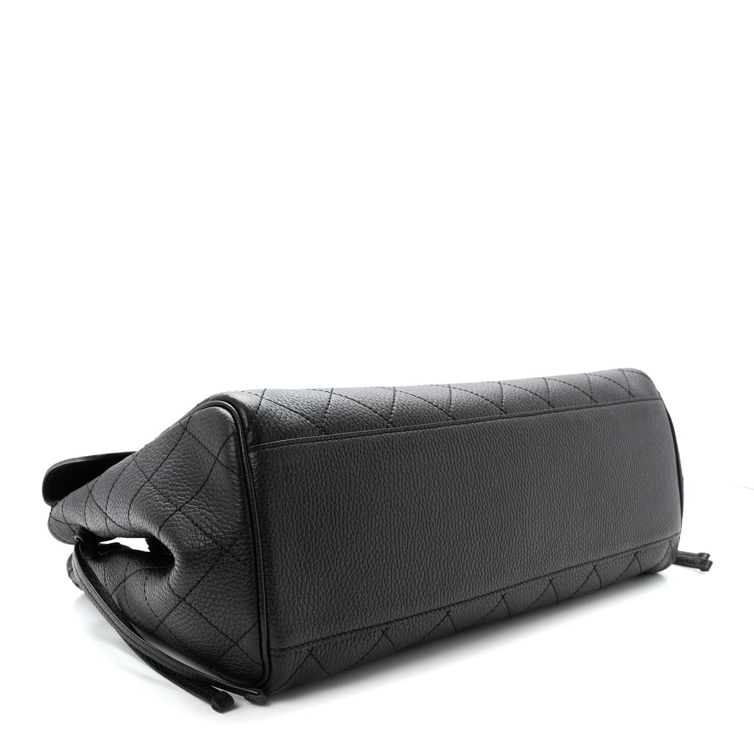 Chanel Grained Calfskin Stitched Urban Essentials Large Shopping Bag Black 4 of 10