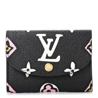 Louis Vuitton Monogram Giant Wild At Heart Rosalie Coin Purse Black 1 of 5