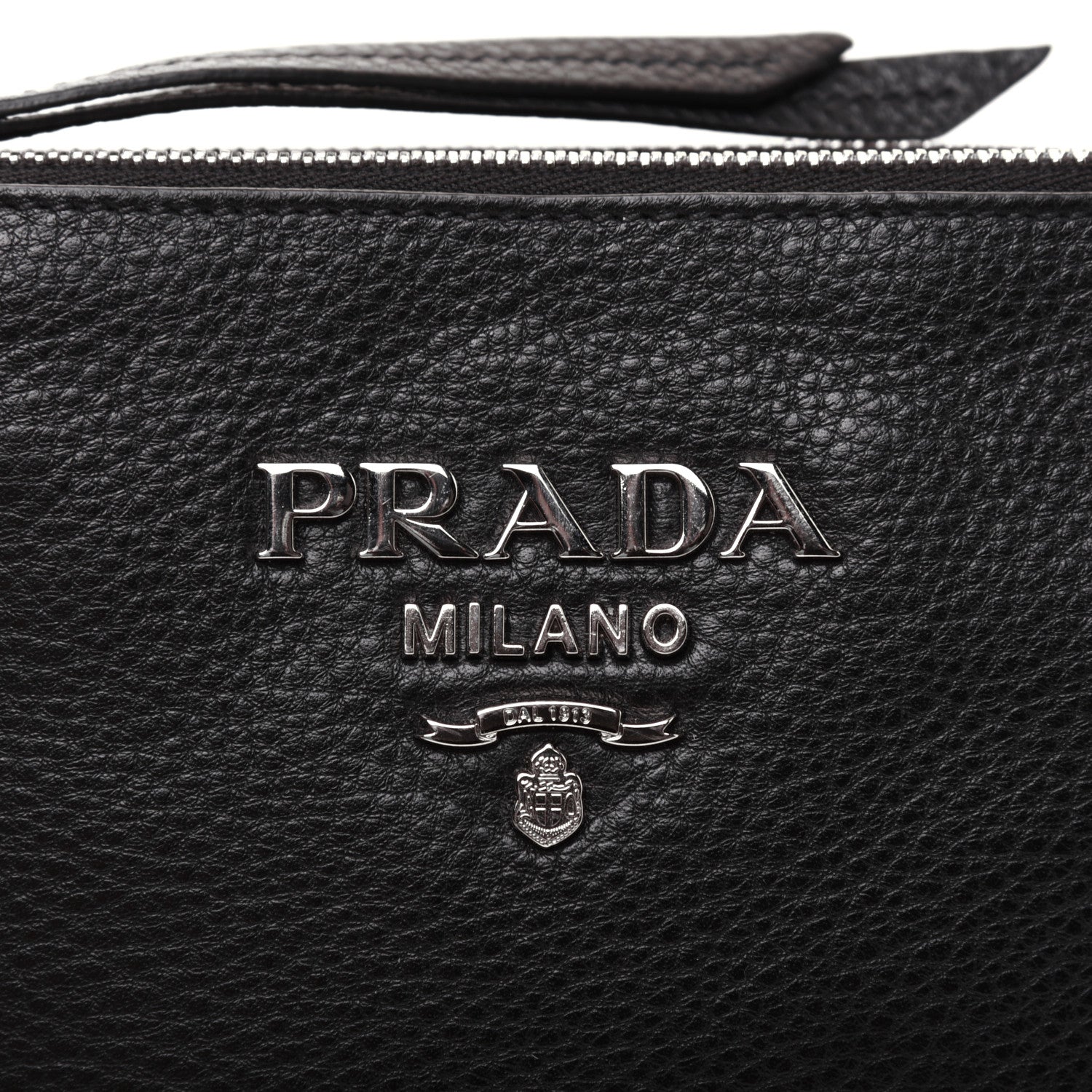 Prada Vitello Phenix Double Zip Crossbody Bag Black 14 of 18