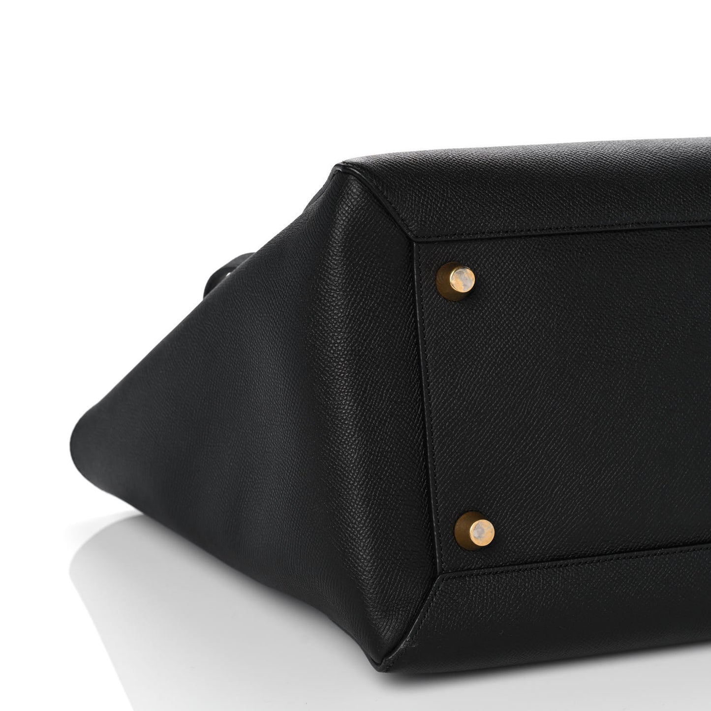 Grained Calfskin Small Belt Bag Black