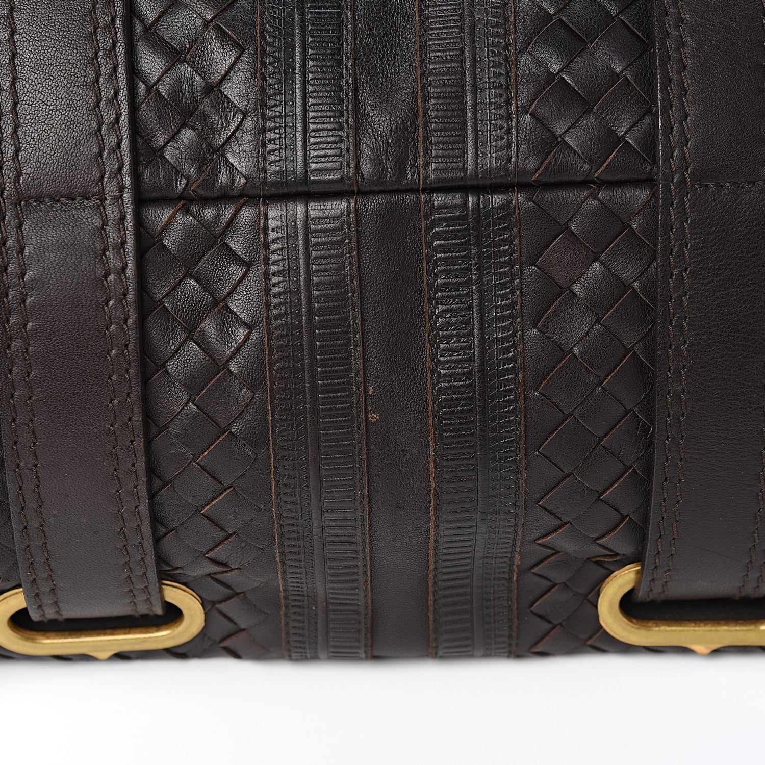 Bottega Veneta Nappa Intrecciato Accordion Satchel Moro 9 of 12