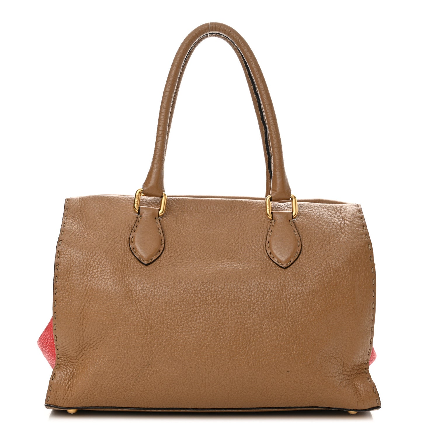 Fendi Calfskin Romano Selleria Firenze Frame Bag Saddler Red 1 of 24