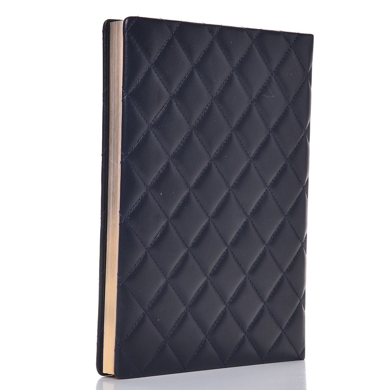 Chanel Lambskin Quilted Notebook Navy 3 of 5