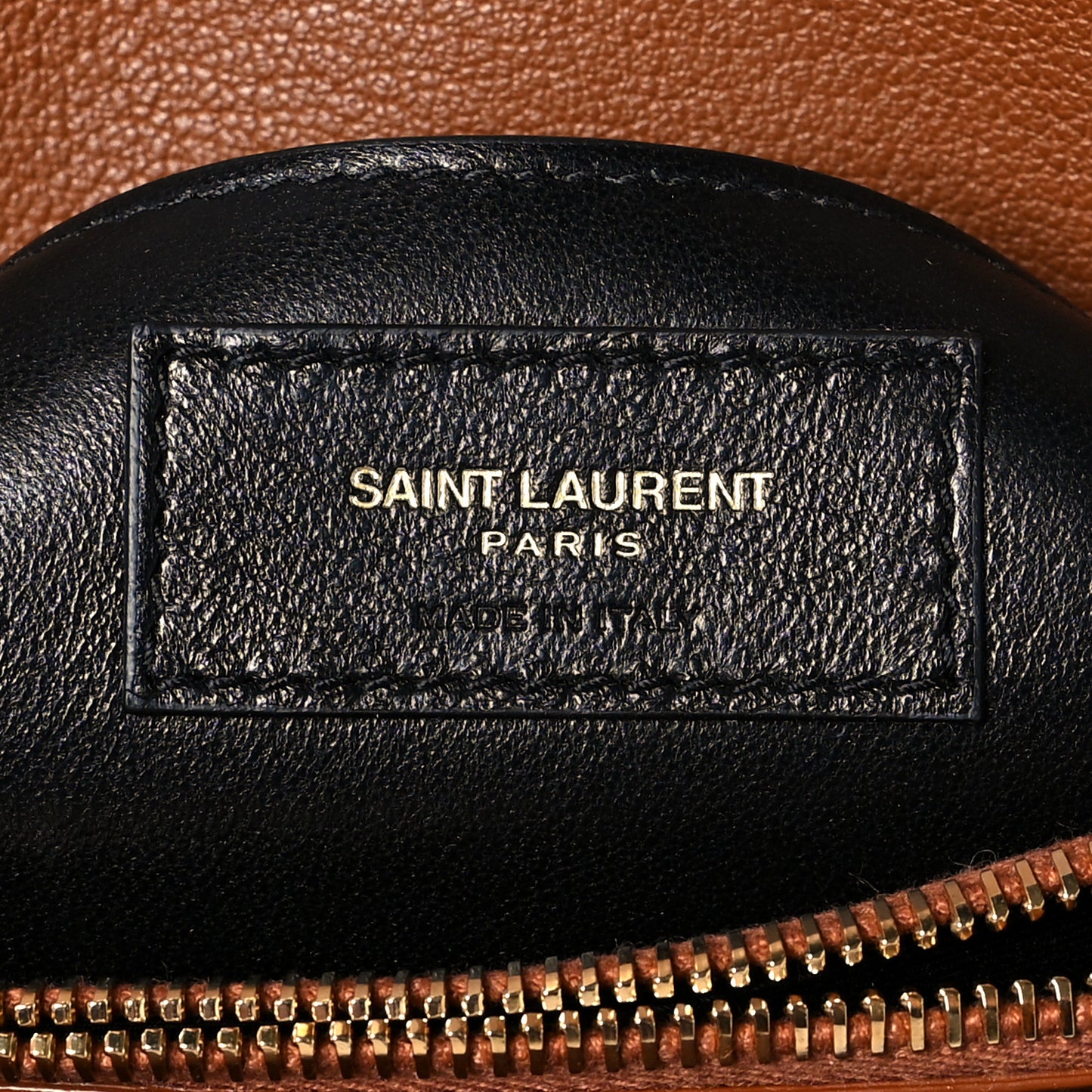 Calfskin Matelasse Chevron Monogram Medium College Bag Brick