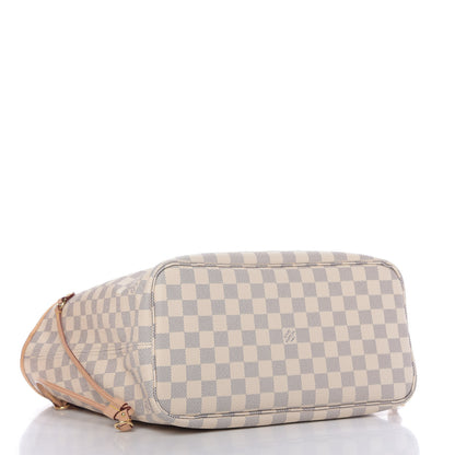 Louis Vuitton Damier Azur Neo Neverfull MM Rose Ballerine 4 of 10