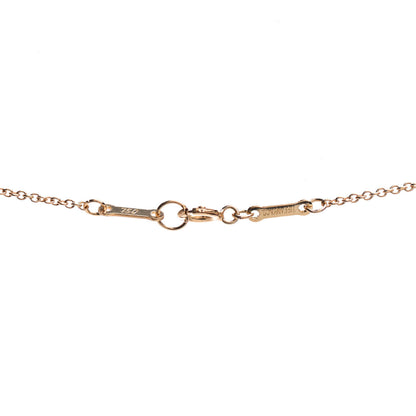 Tiffany 18K Yellow Gold 14mm Elsa Peretti Open Heart Pendant Necklace 4 of 4