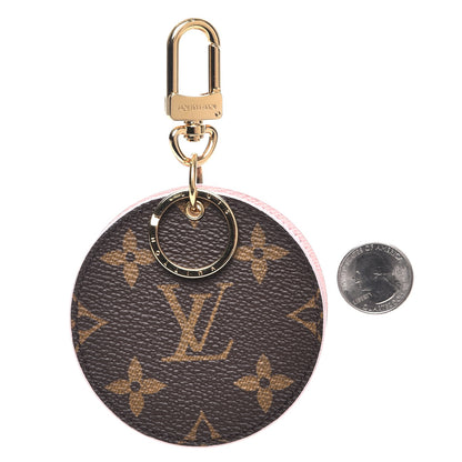 Louis Vuitton Monogram LV Mirror Bag Charm Key Holder Rose Ballerine 2 of 6
