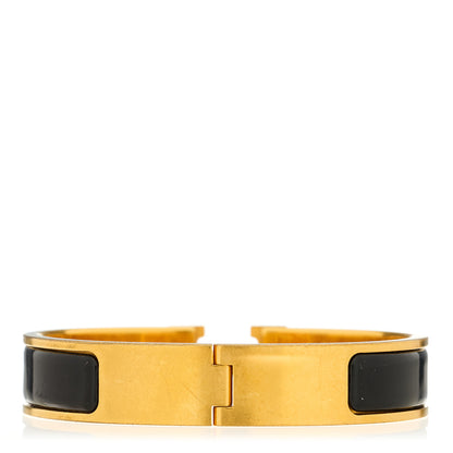 Hermes Enamel Narrow Clic Clac H Bracelet PM Black 3 of 4