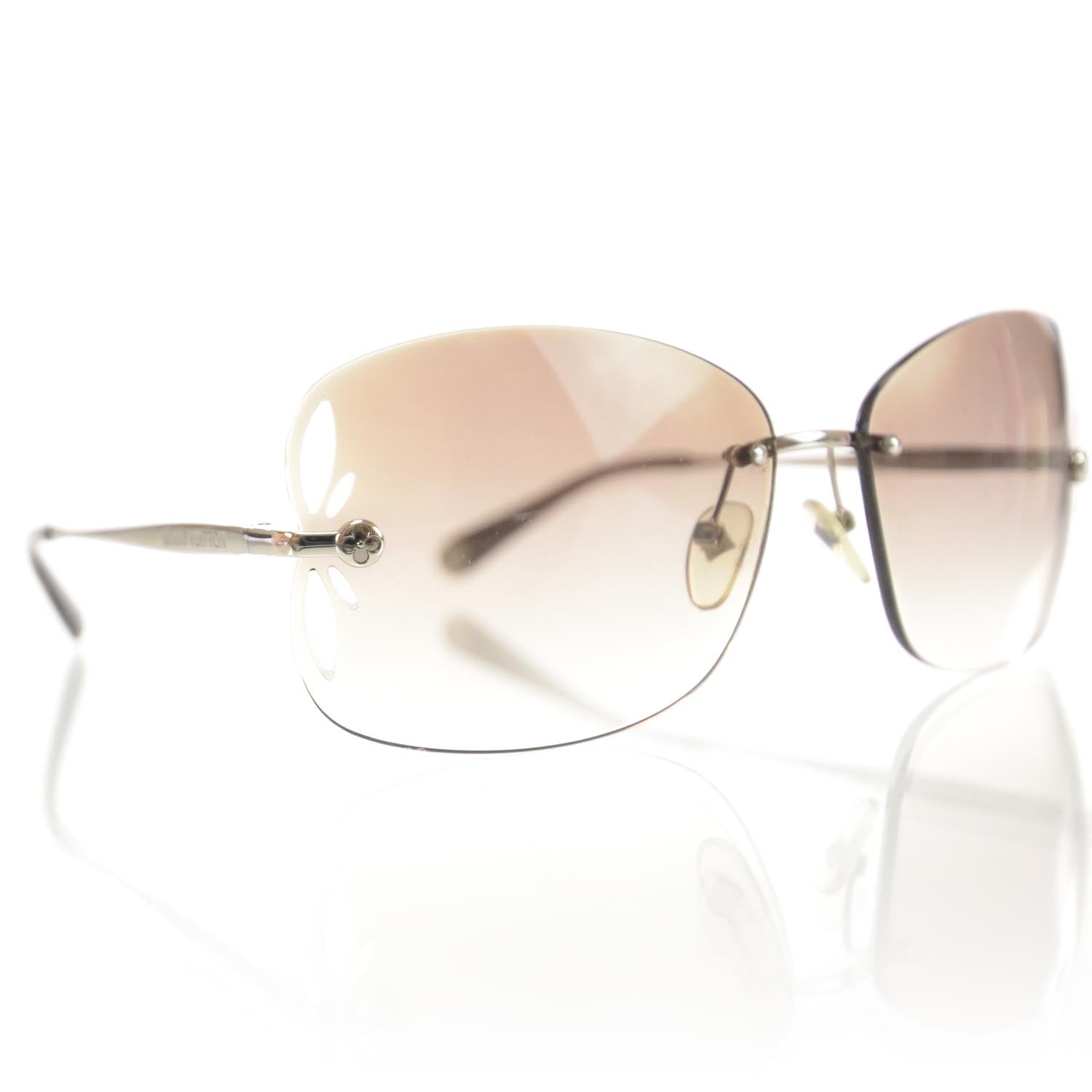 Louis Vuitton Lily Glitter Sunglasses Dark Grey 1 of 7
