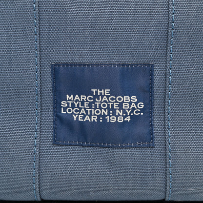 Marc Jacobs Cotton Canvas Mini The Tote Bag Blue Shadow 8 of 10