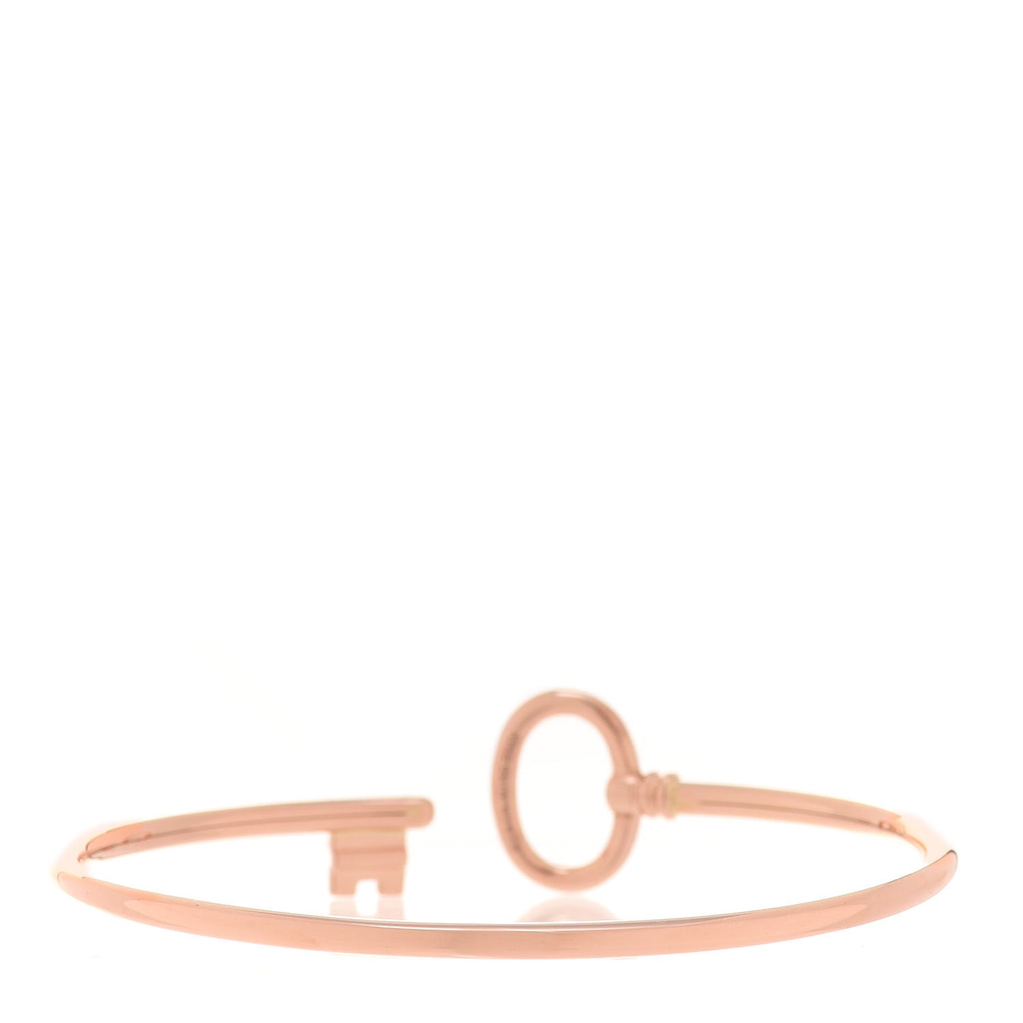 18K Rose Gold Keys Wire Bracelet