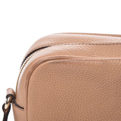 Gucci Pebbled Calfskin Small Soho Disco Bag Camelia 8 of 19