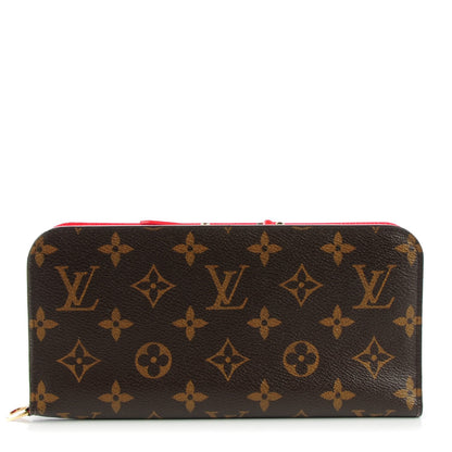 Louis Vuitton Monogram Kusama Waves Insolite Wallet Red 1 of 7