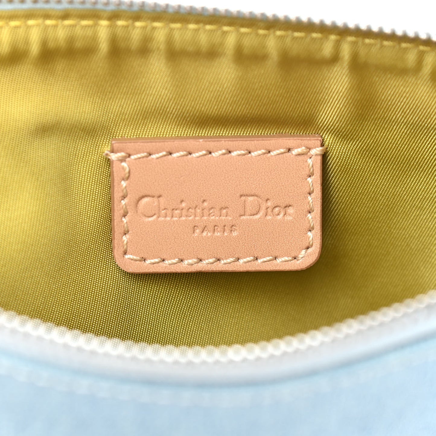 Denim Mini Saddle Pochette Blue