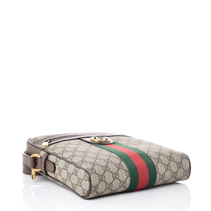 Gucci GG Supreme Monogram Web Small Ophidia Messenger Bag Brown 4 of 7