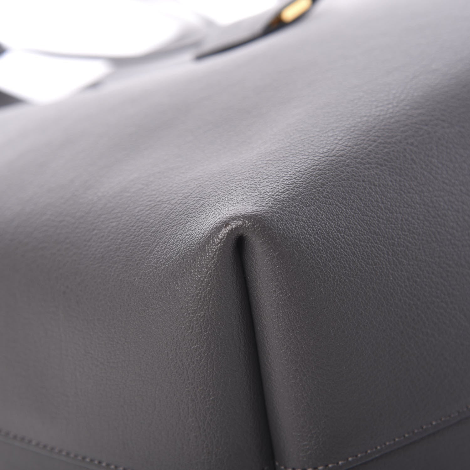 Saint Laurent Calfskin Large Shopping Tote Dark Grey 9 of 12