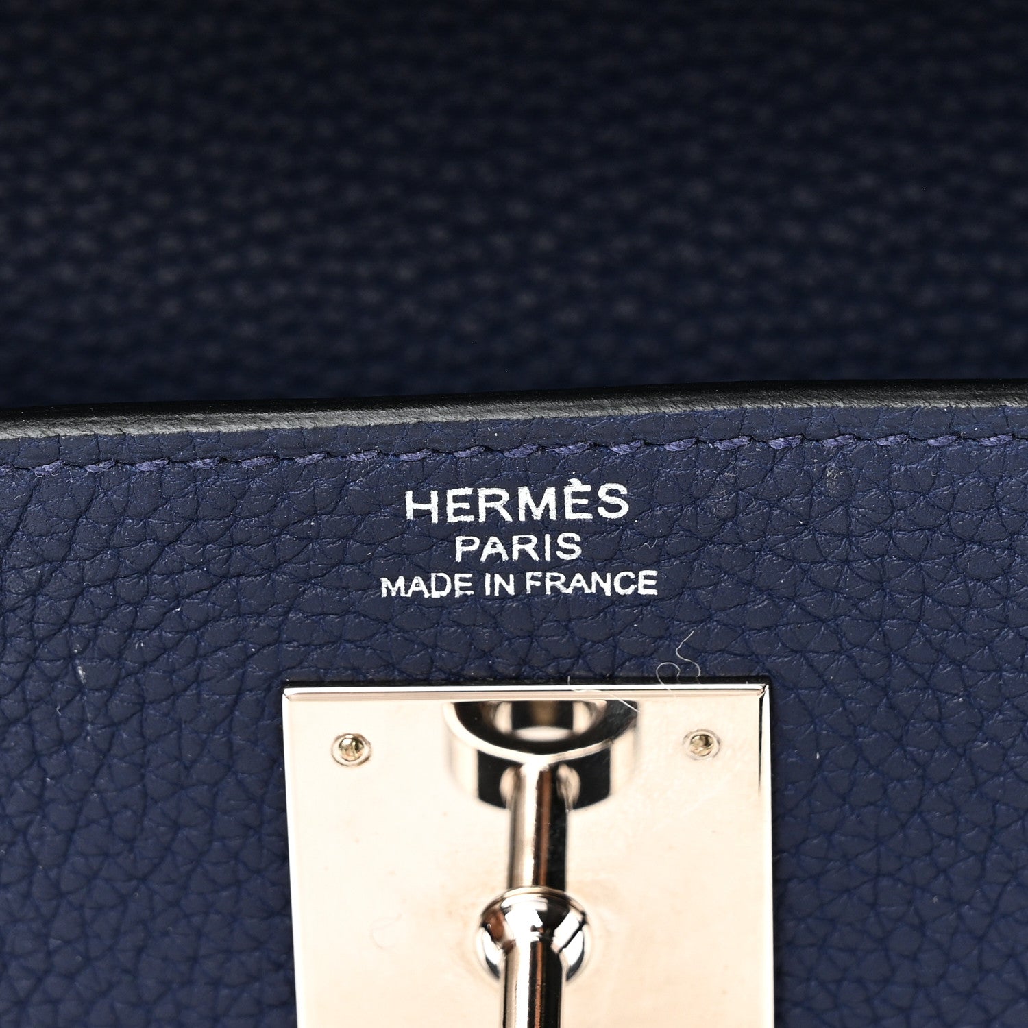 Hermes Togo Kelly Retourne 28 Bleu Saphir 6 of 11