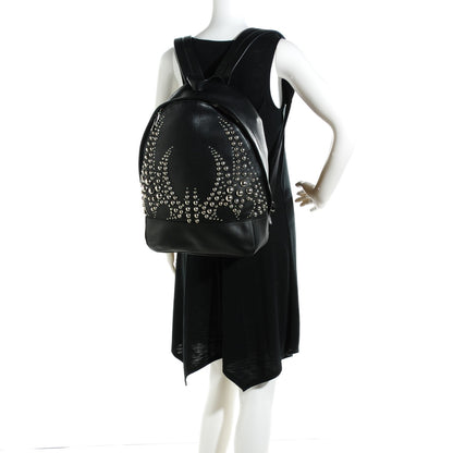 Alexander Wang Pebbled Lambskin Studded Runway Backpack Rhodium Hardware 2 of 8