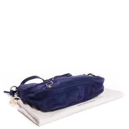 Balenciaga Baby Daim Suede Classic Hardware Hip Bleu Nuit 4 of 9