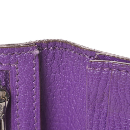 Hermes Chèvre Mysore Bearn Gusset Wallet Parme 8 of 23