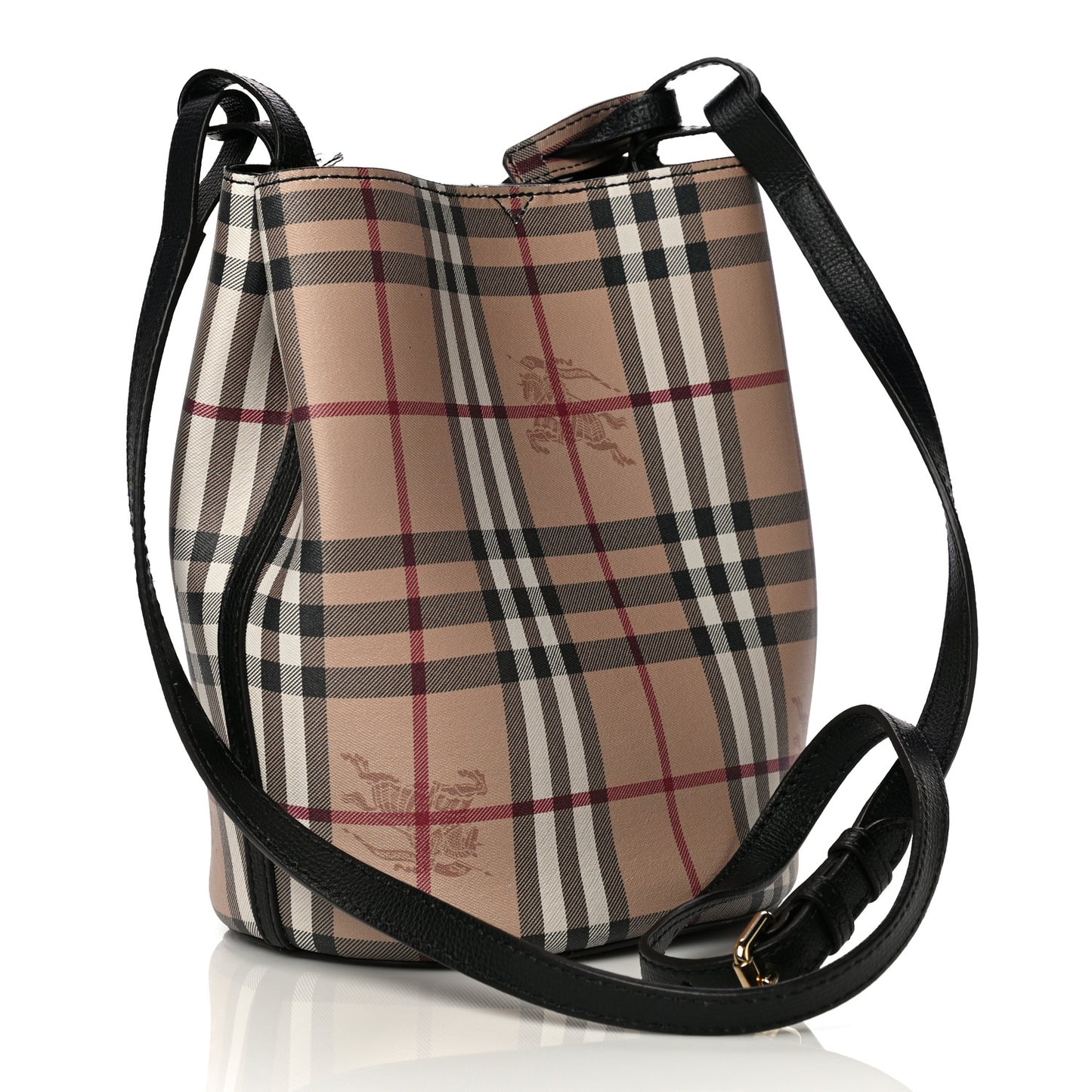 Haymarket Check Colours Small Lorne Bucket Crossbody Black