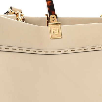Fendi Vitello King Plexiglass Medium Fendi Sunshine Shopper Tote White Ice 15 of 20