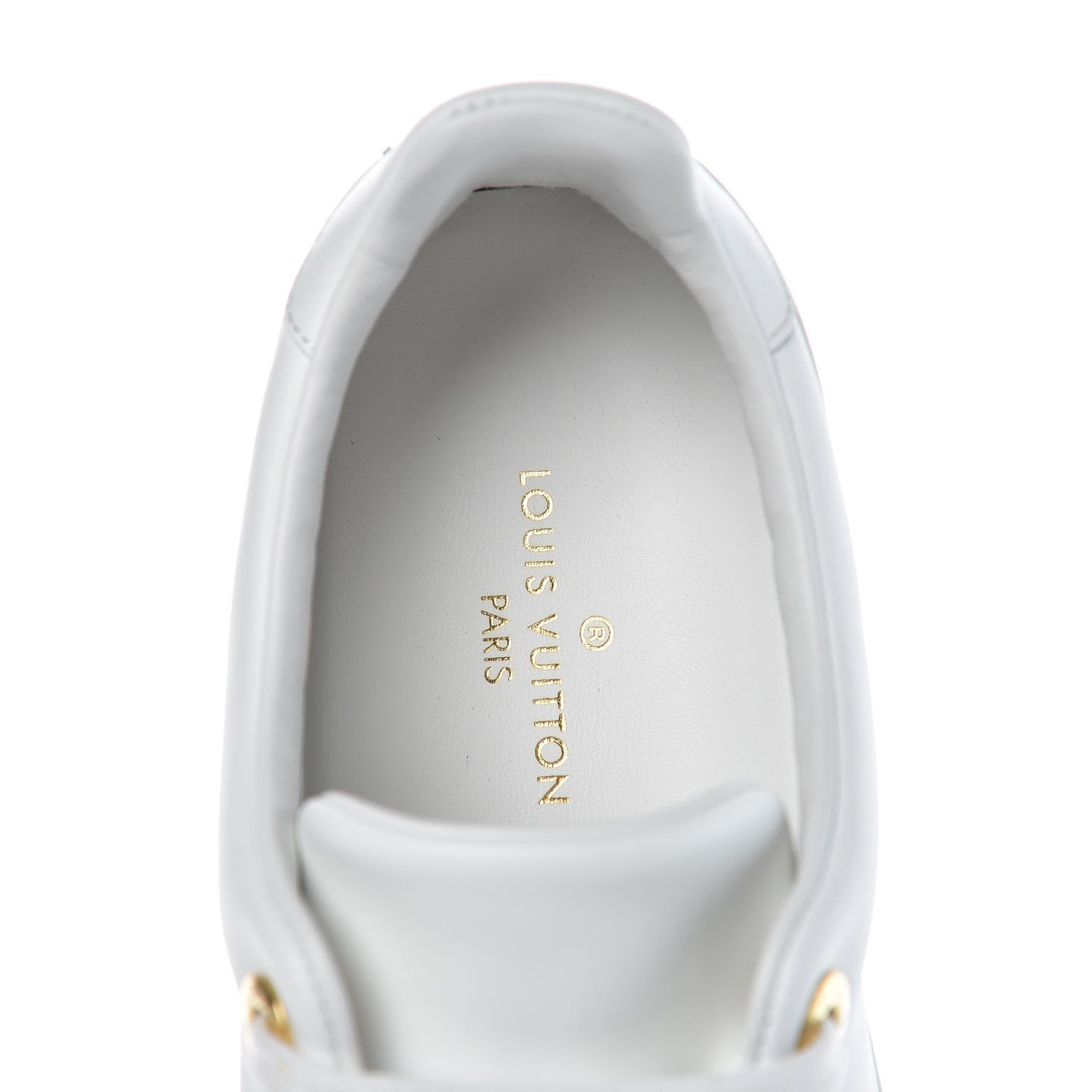 Louis Vuitton Calfskin Frontrow Sneakers 37.5 White 6 of 8