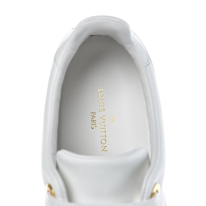 Louis Vuitton Calfskin Frontrow Sneakers 37.5 White 6 of 8