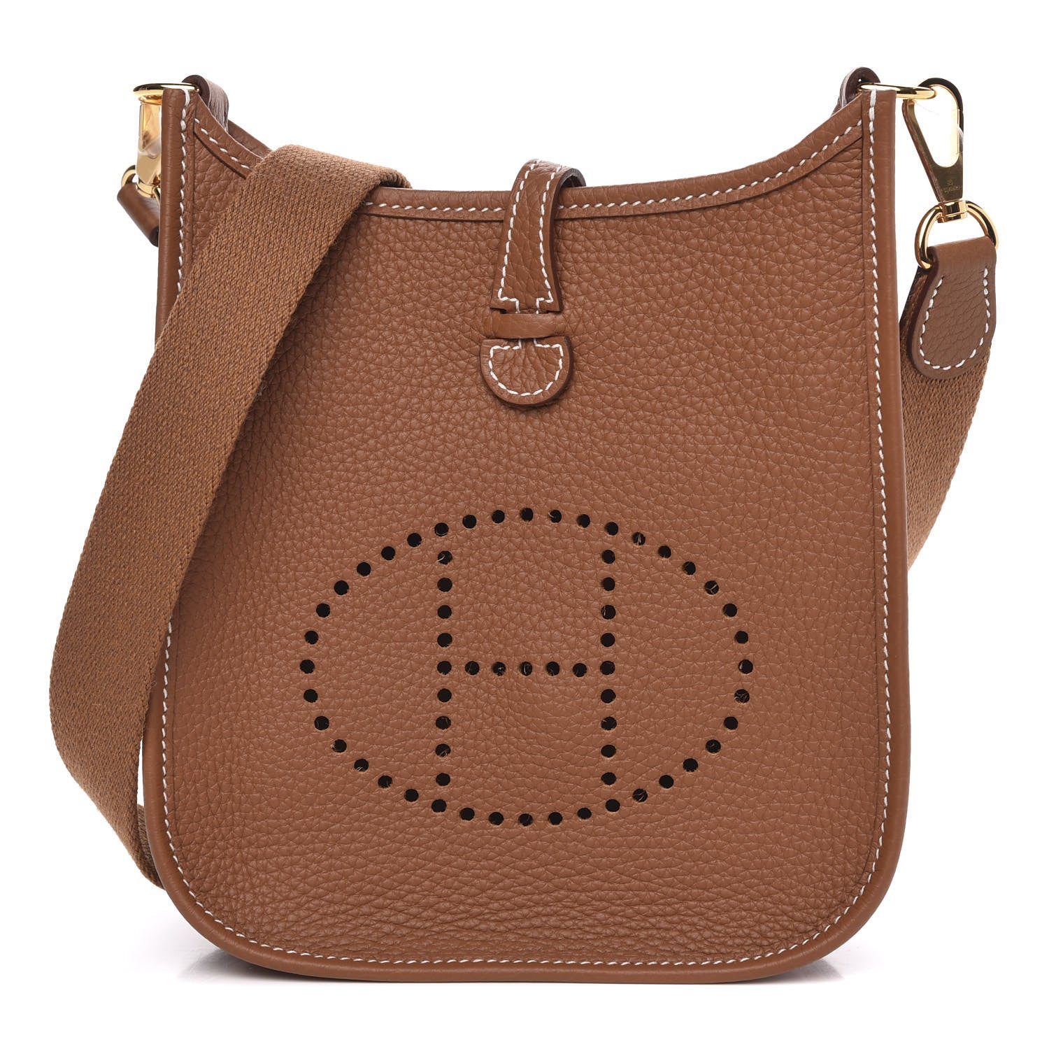 Hermes Taurillon Clemence Evelyne TPM Gold 1 of 10