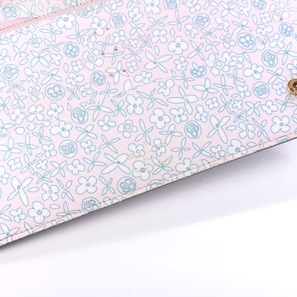 Louis Vuitton Monogram Fleuri Insolite Wallet Rose 7 of 8